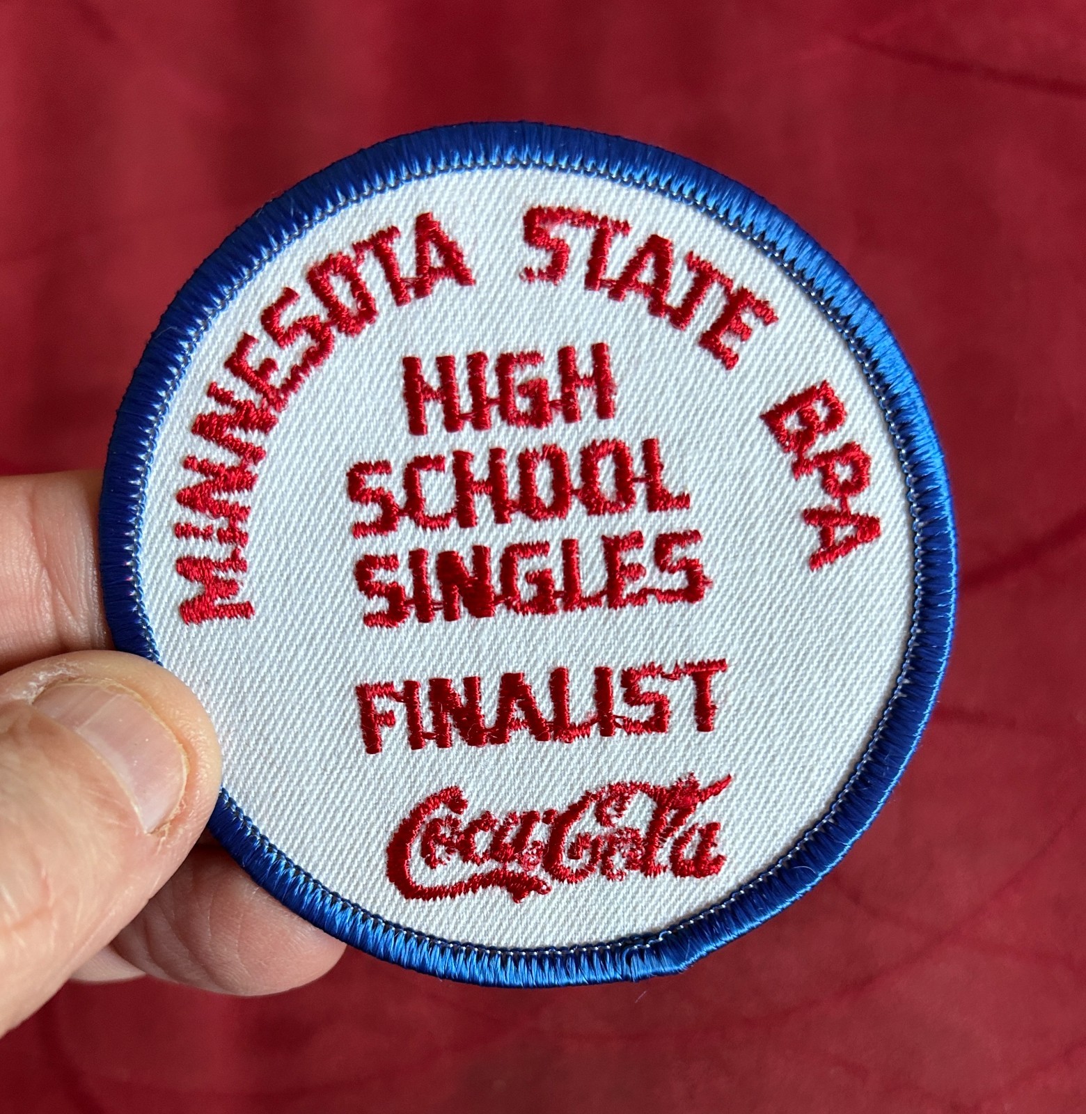 Coca-Cola Minnesota State BPA HS Singles Finalist Embroidered Patch