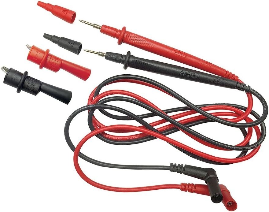 Klein Tools Universal Test Leads with Alligator Clips for Multimeters 41 Inch