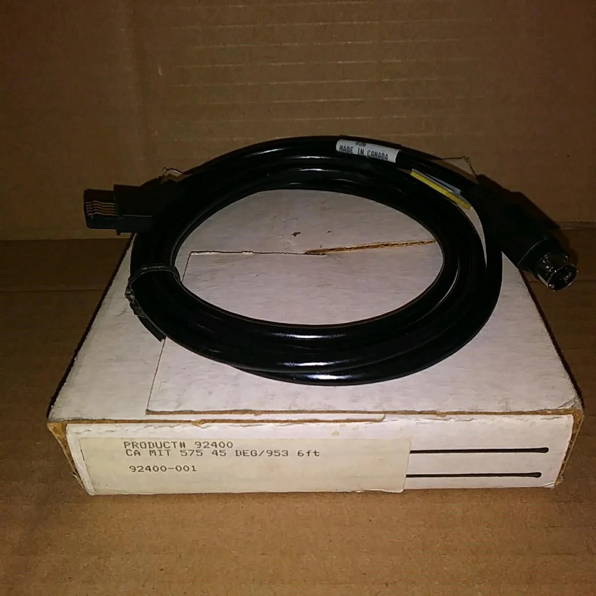 Mitutoyo 92400-001 Data Collection Cable-New In Box