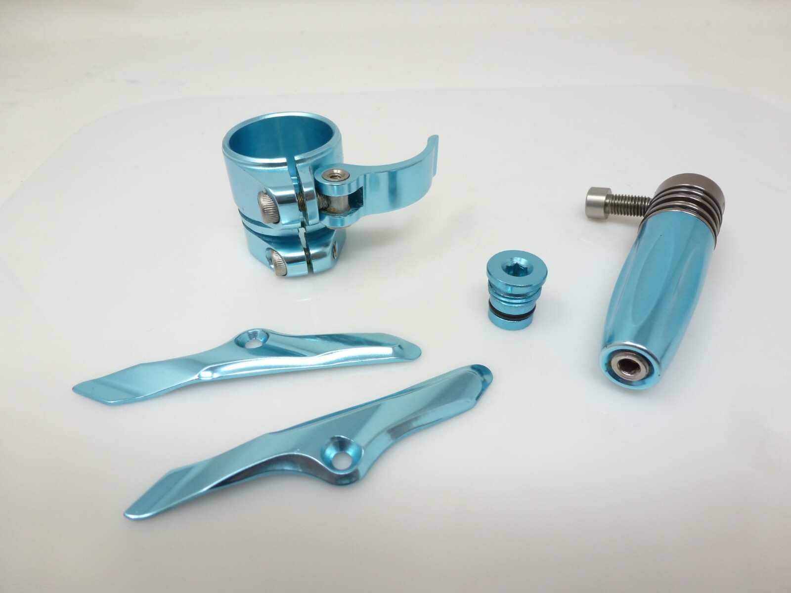 PLANET ECLIPSE EGO 05 06 ETEK 1 2 CLAMPING FEEDNECK LPR EYE COVER RAM CAP BLUE