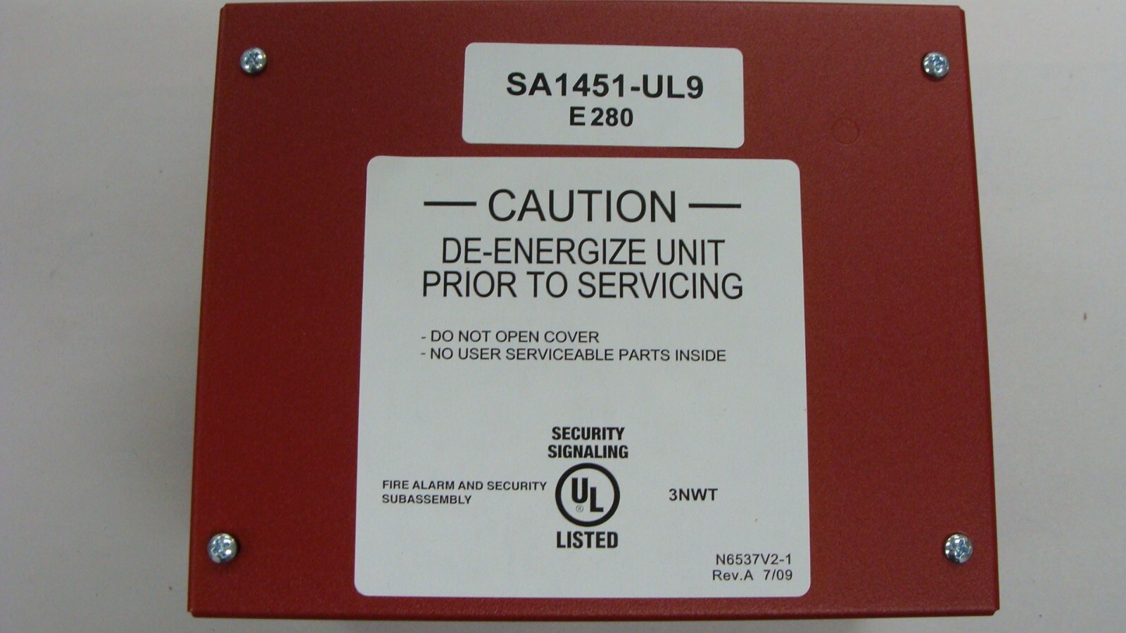 Honeywell Home SA1451-UL9 18V Alarm Transformer in Enclosure New NOS