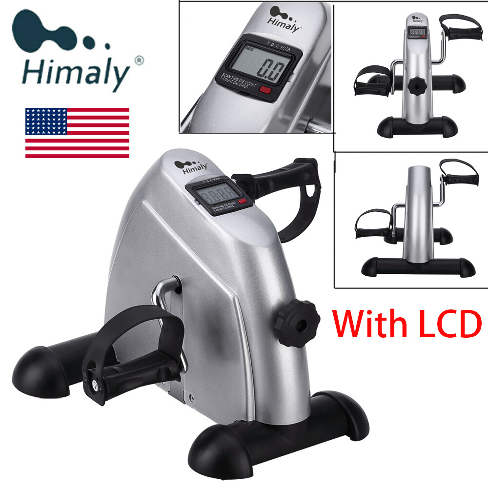 Portable Mini Cycle Bike Foot Pedal Exercise Machine Arm and Leg Recovery Peddle