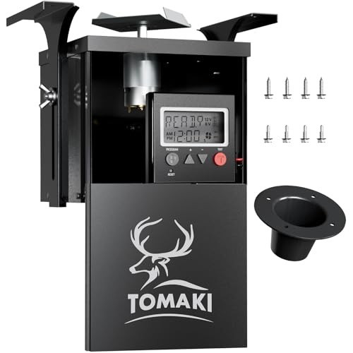 6V Deer Feeder Kit with Motor, Timer and Mounting Bracket, Weatherproof