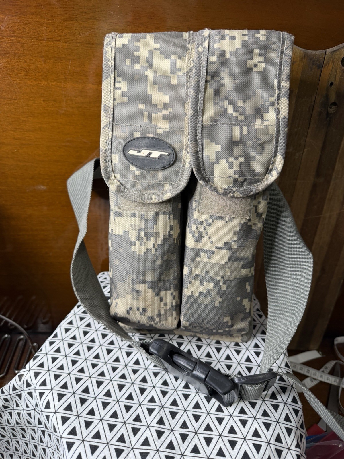 JT Paintball Harness Pack Tan Hopper Carrier Camo Bag With 2 Canisters QQ