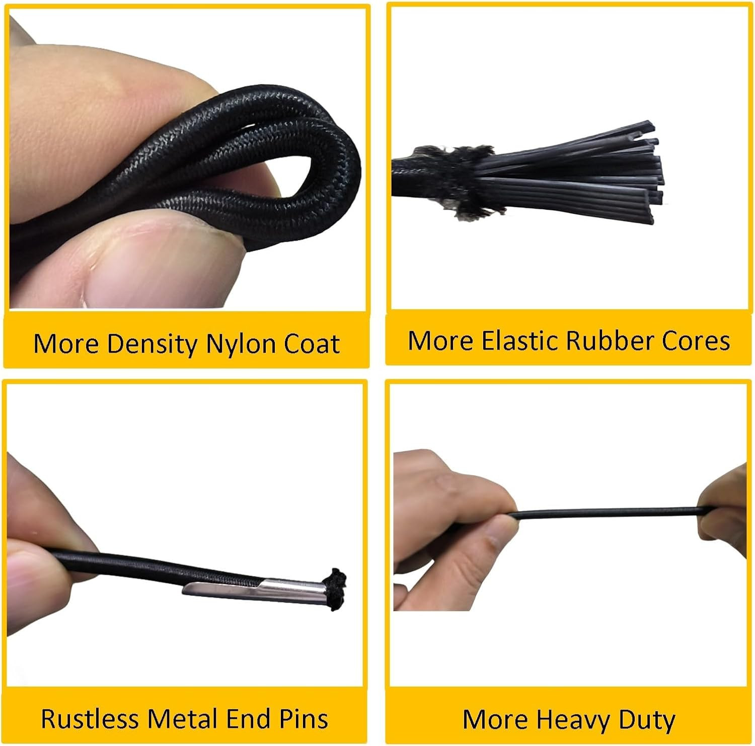 Zero Gravity Chair Replacement Elastic Cords 4-Pack For Patio & Lounge Chairs