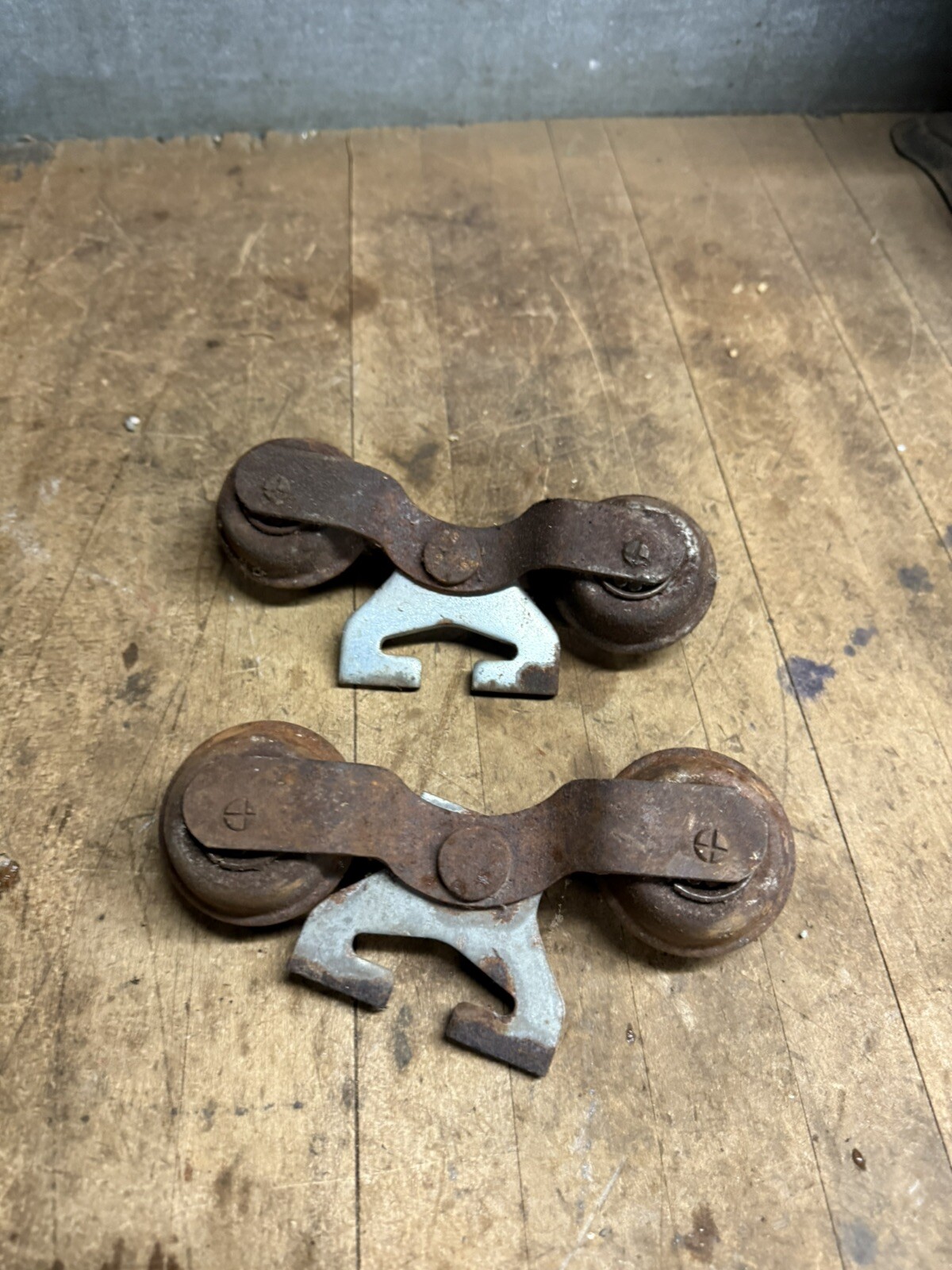 Myers Roller Bearing Wheels Parts Cast Iron Barn Door Rollers Hangers Parts USA