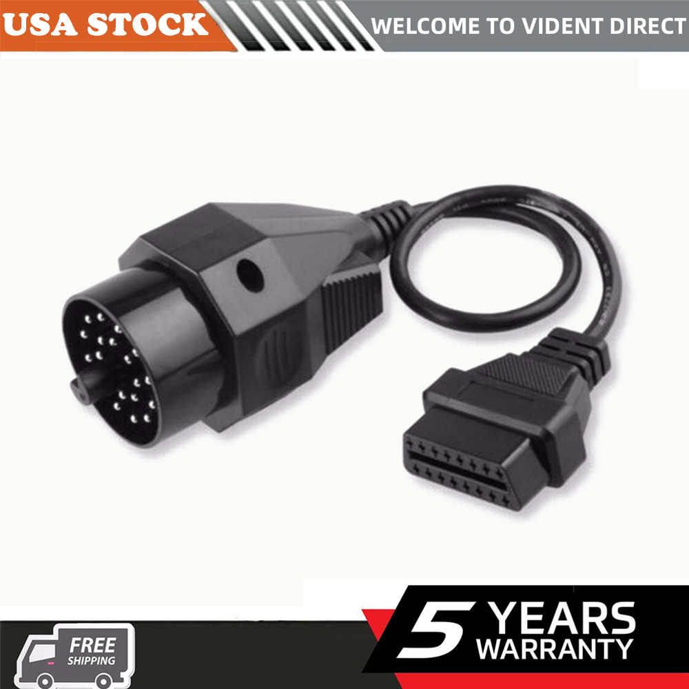 20 Pin To OBD2 Female 16Pin Auto Diagnostic Connector Tool Adapter Cable For BMW