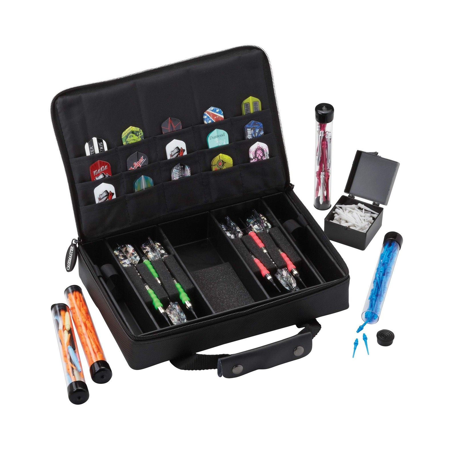 Classic Nylon Dart Carrying Case for Steel and Soft Tip Darts, Holds 12 Darts...