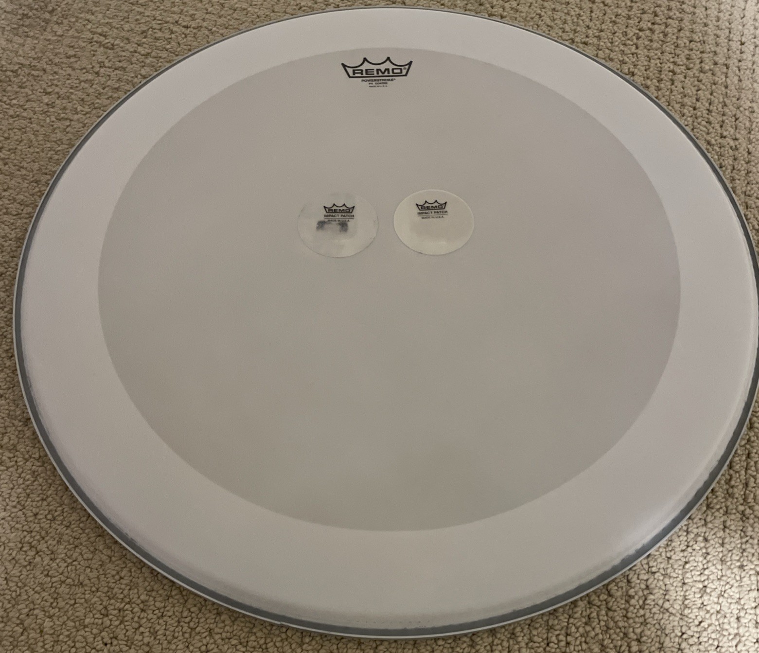 Remo Powerstroke P4 Coated Bass Drumhead - 22 inches
