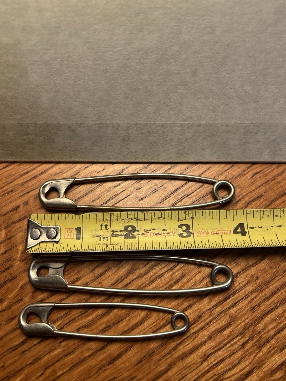 2~ 4" and 1 ~ 3"Safety Pins, 4Inch and 3Inch Heavy Duty Safety Pins for Fashion