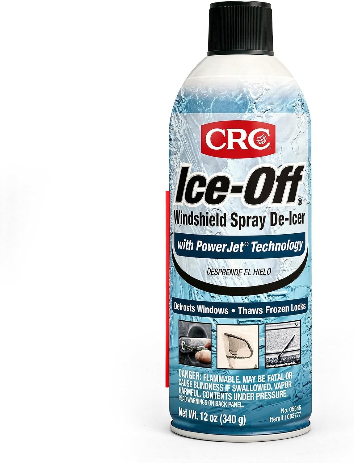 Ice-Off Windshield Spray De-Icer, 12 oz (12 Pack)