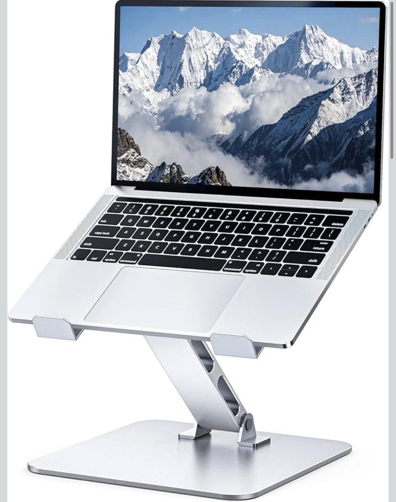 Adjustable Ergonomic Laptop Stand for Desk, Foldable Computer Stand