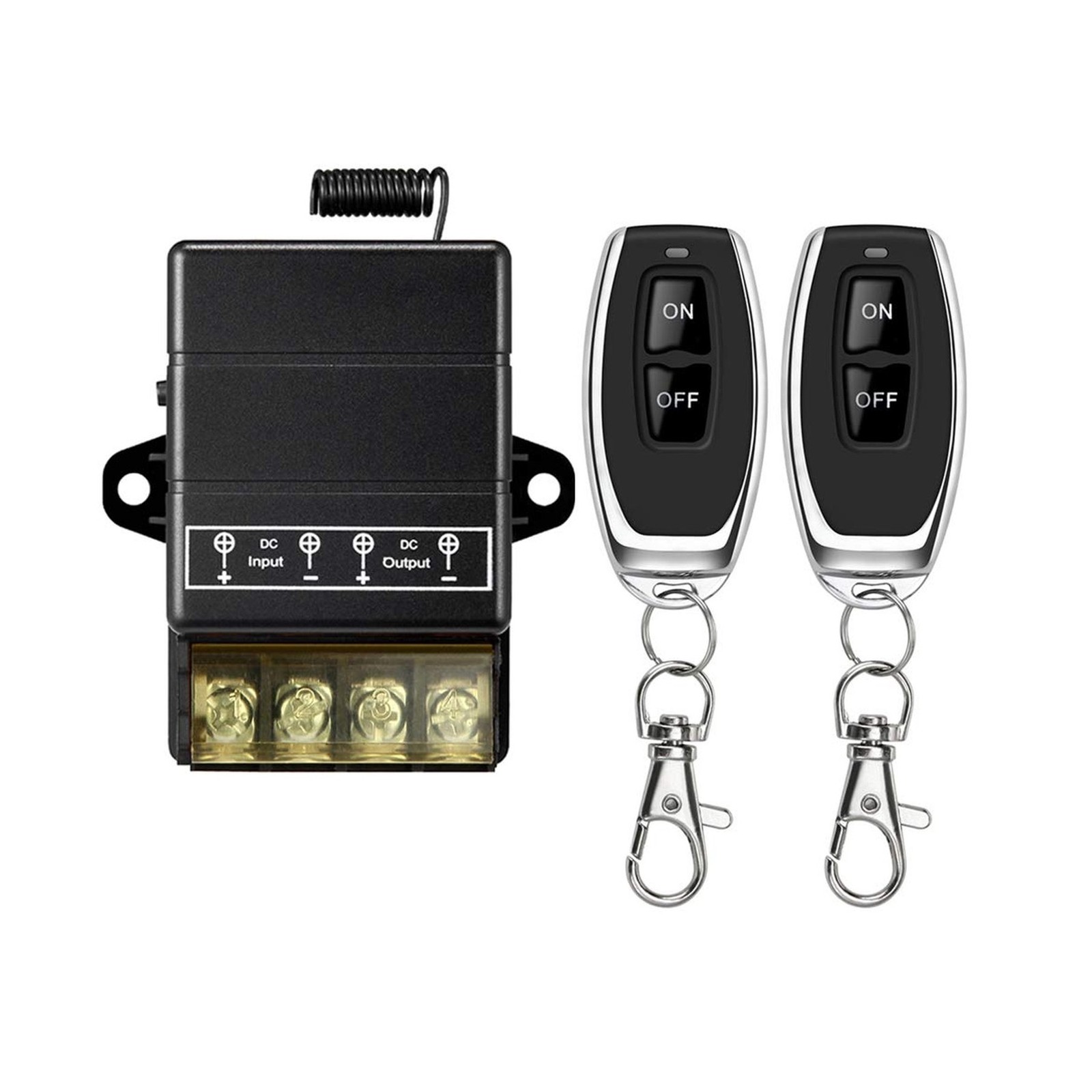 Wireless Remote Switch 12V,DC 12V/24V/48V/72V/40A Relay,Wireless RF... Fast Ship