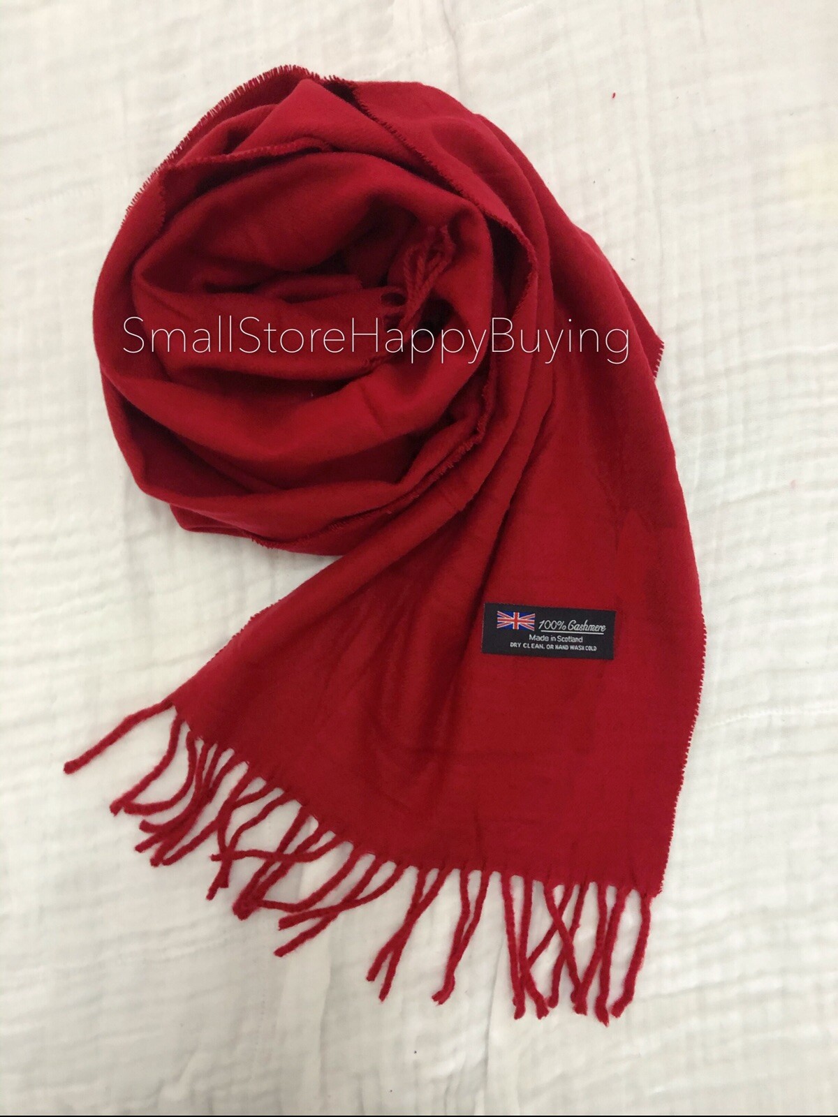 Men Women unisex 100% CASHMERE Warm PLAIN Scarf pure solid colored Wool SCOTLAND