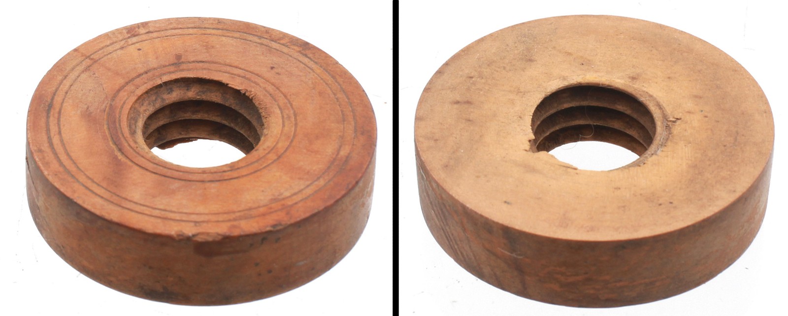 Orig. Boxwood Arm Adjusting Washer for J. Lovell Plow Plane - mjdtoolparts