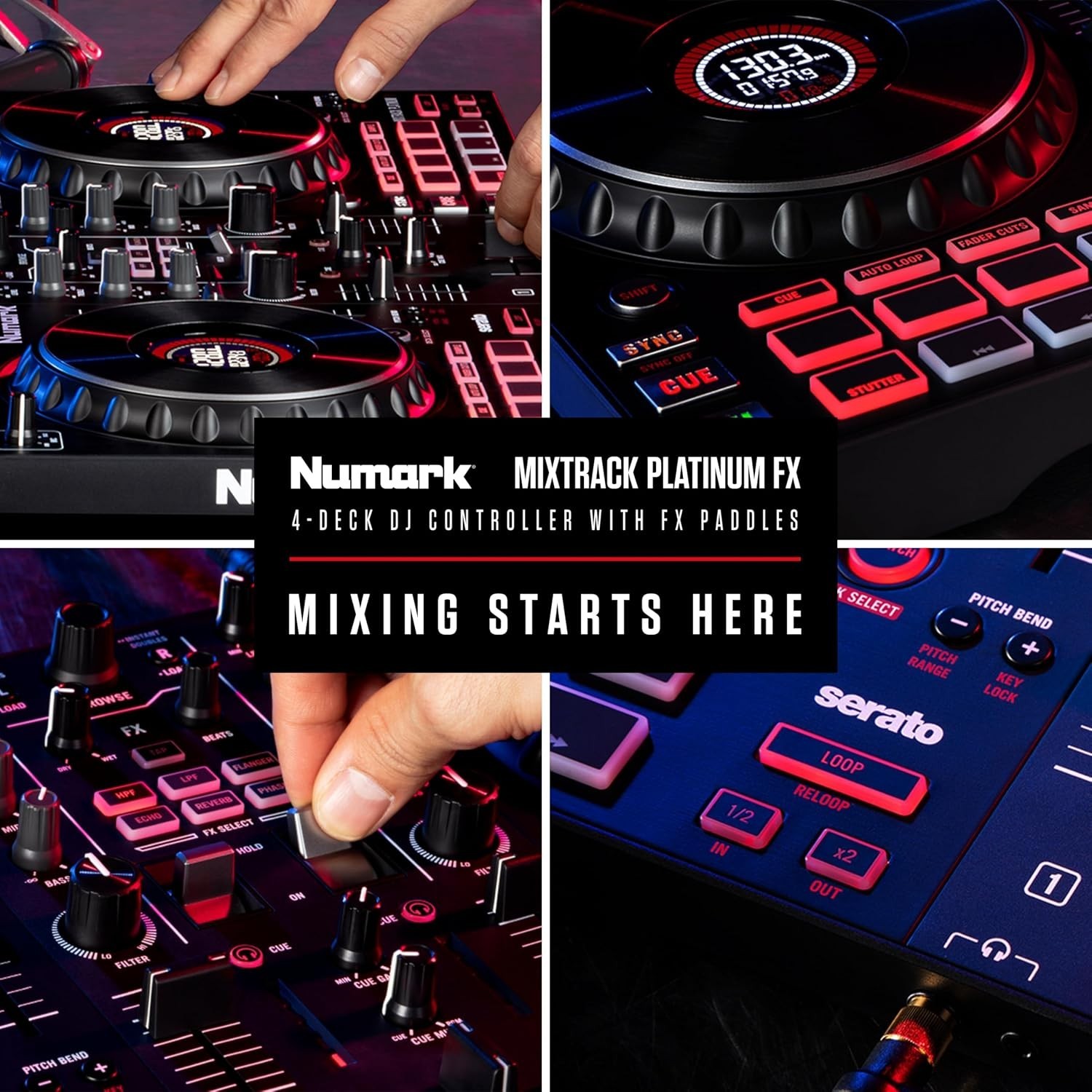Professional Serato DJ Controller - Mixtrack Platinum FX