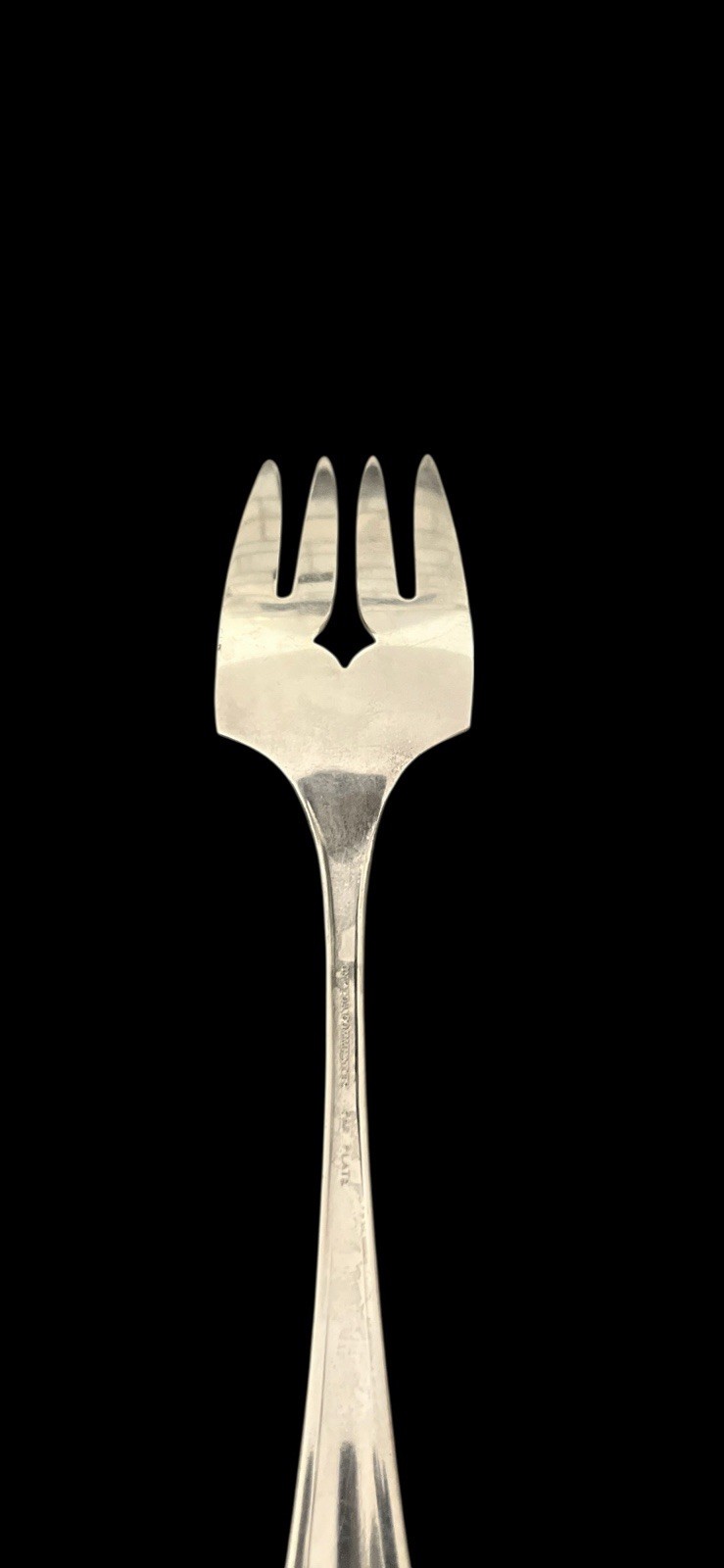 VTG Oneida Community Medium Solid Cold Meat Serving Fork Par Plate