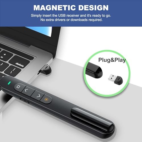 Wireless Presenter Remote 2.4GHz PowerPoint