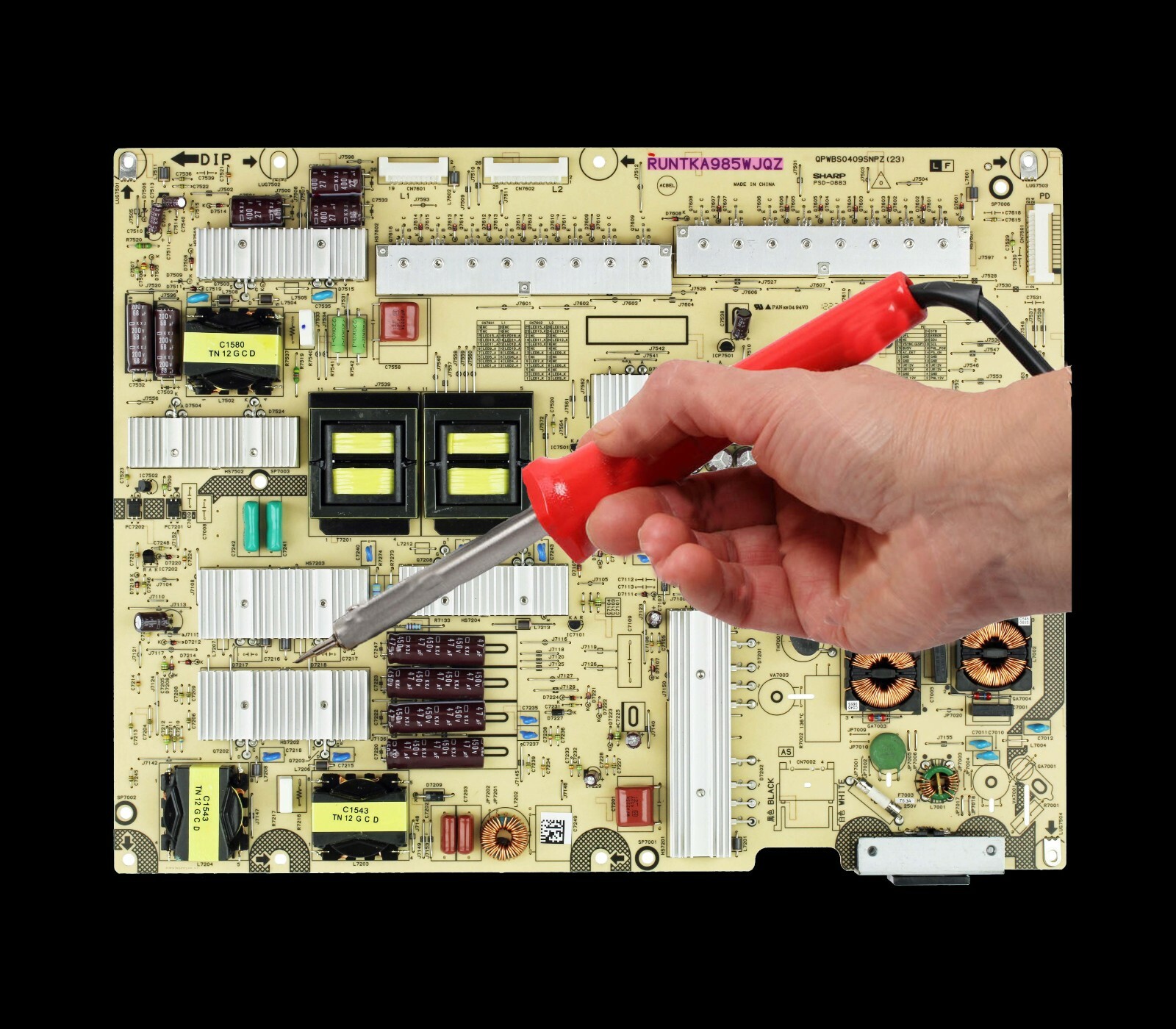REPAIR SERVICE SHARP LC-90LE745U POWER PDS-0883  RUNTKA985WJQZ Dead TV