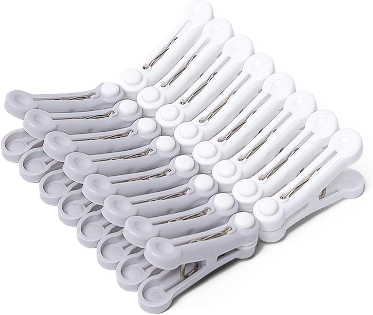 Clothes Pins, Plastic Laundry Clips Non-Slip Clothes Clips with Strong Clamping