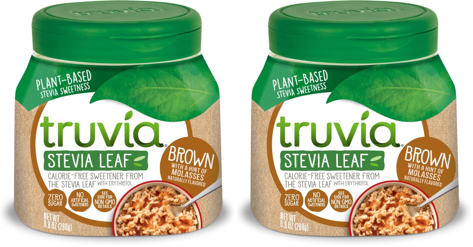 Truvia Calorie-Free Brown Spoonable Sweetener from the 9.8 Ounce (Pack of 2)