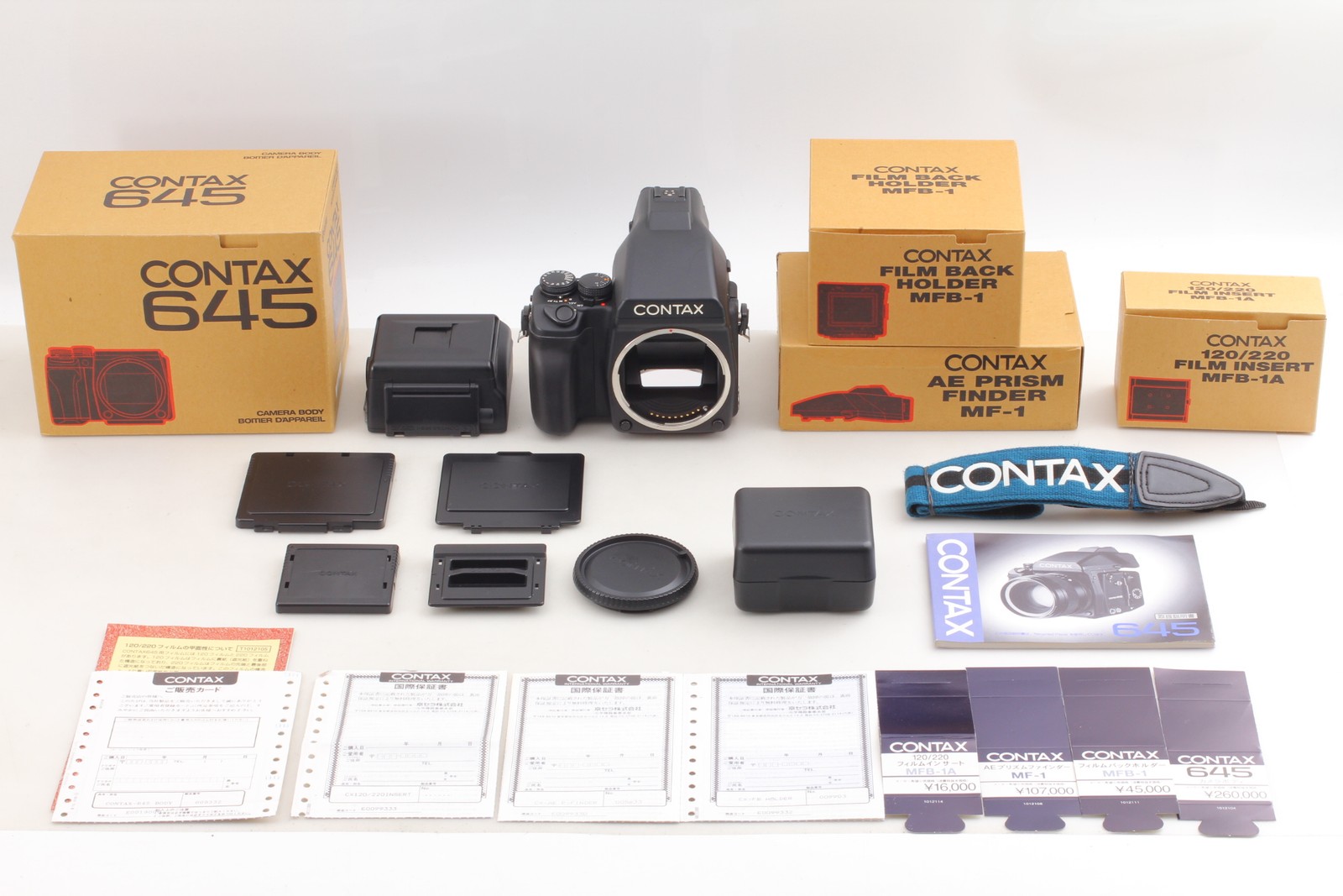 [Top MINT in BOX] Contax 645 Medium Format Film Camera Body AE Finder From JAPAN