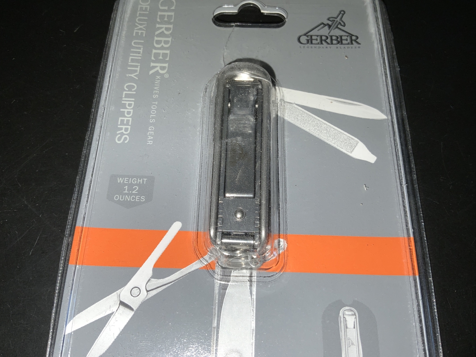Gerber Deluxe Utility Clippers W/ Key Ring Knife Scissors File New In Package