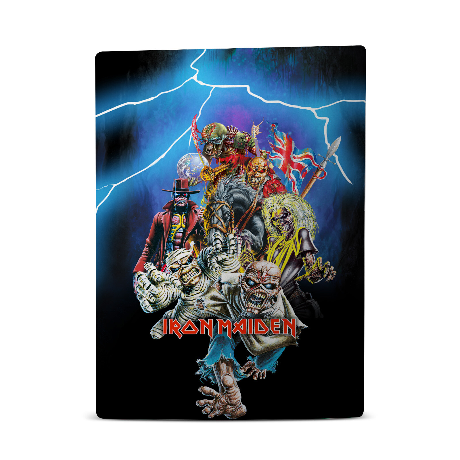OFFICIAL IRON MAIDEN GRAPHIC ART VINYL SKIN FOR SONY PS5 DISC EDITION CONSOLE