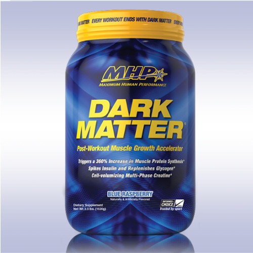 MHP DARK MATTER (3.44 LB) post-workout recovery energy mass gainer super 3 4 lb