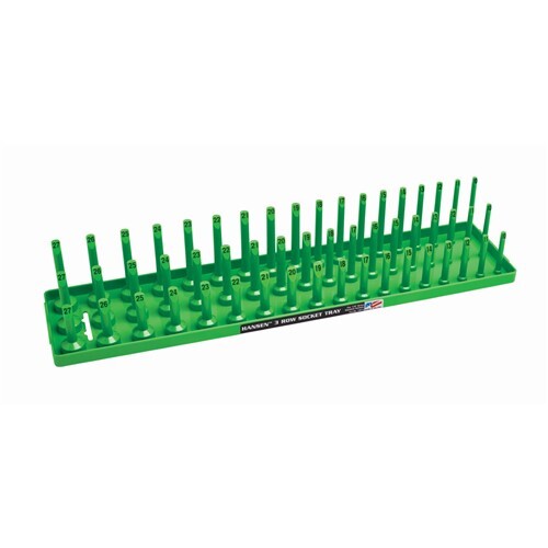 1/2" Metric 3-Row Socket Tray - Green HNE12043 Brand New!
