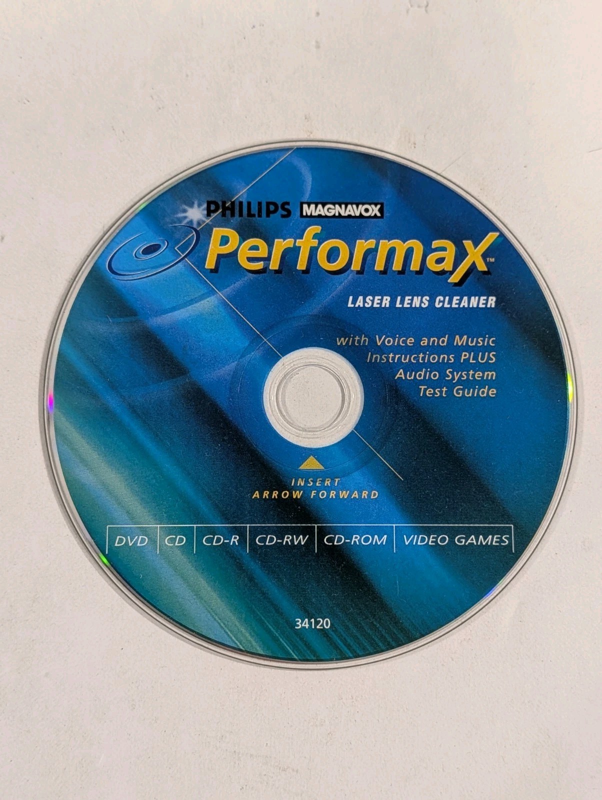 Philips Laser Lens Cleaner Disc for CD-R, CD-RW, CD-ROM, Video Games DVD Players