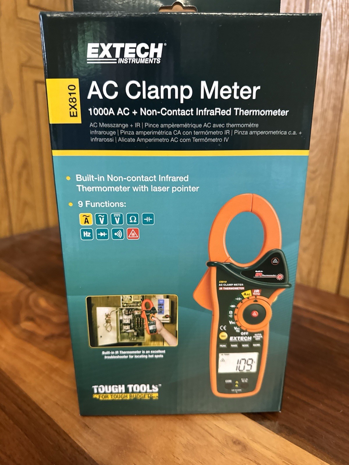 Extech EX810 1000A Clamp Meter with Infrared Thermometer
