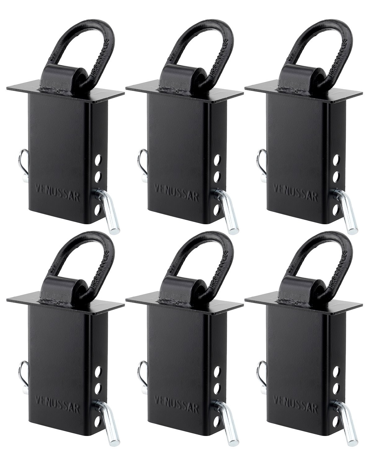 Stake Pocket D-Ring Tie Downs Utility for Flatbed Trucks and Trailer – 6 Pack
