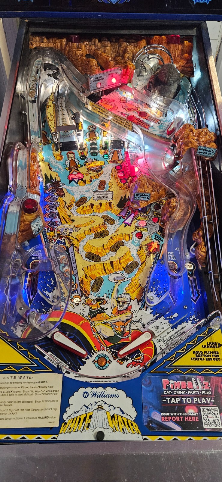 WHITE WATER Pinball Machine - Williams 1993 - 2336