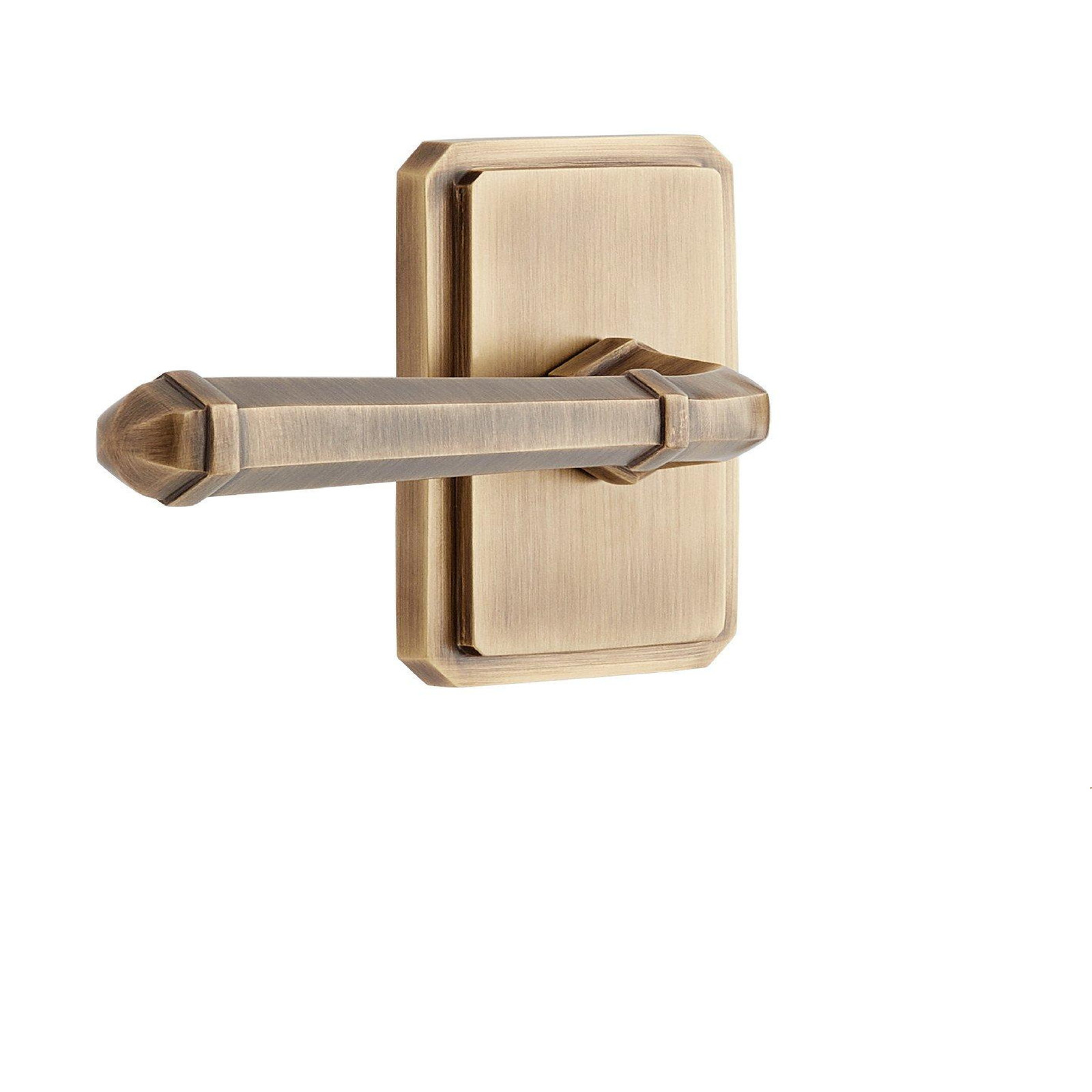 Signature Hardware 552056AB MNG 503 Solid Brass Passage Interior Door Set w/