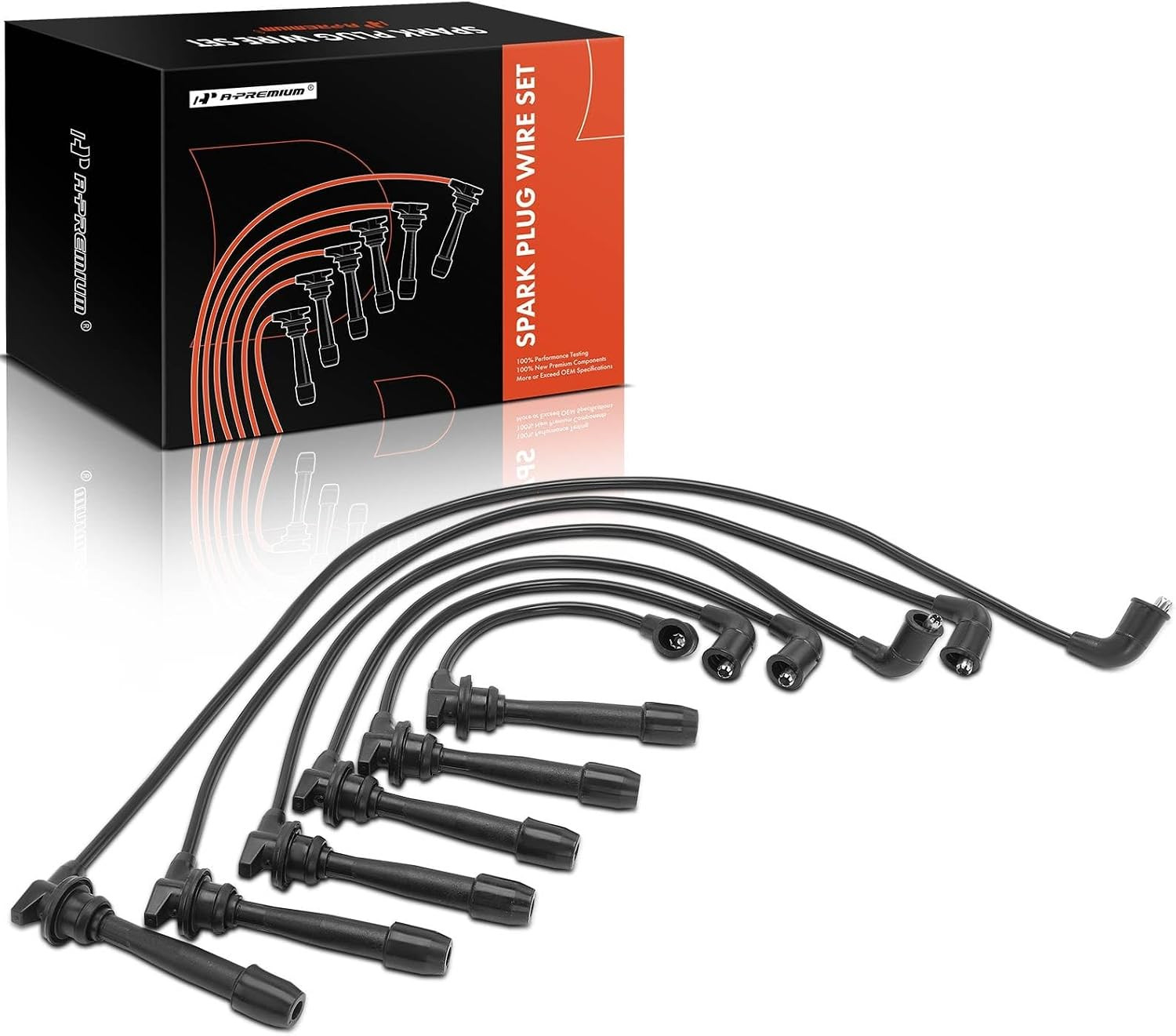 Spark Plug Ignition Wire Set Kia Sportage Hyundai Tucson 2.7L 2005-2010
