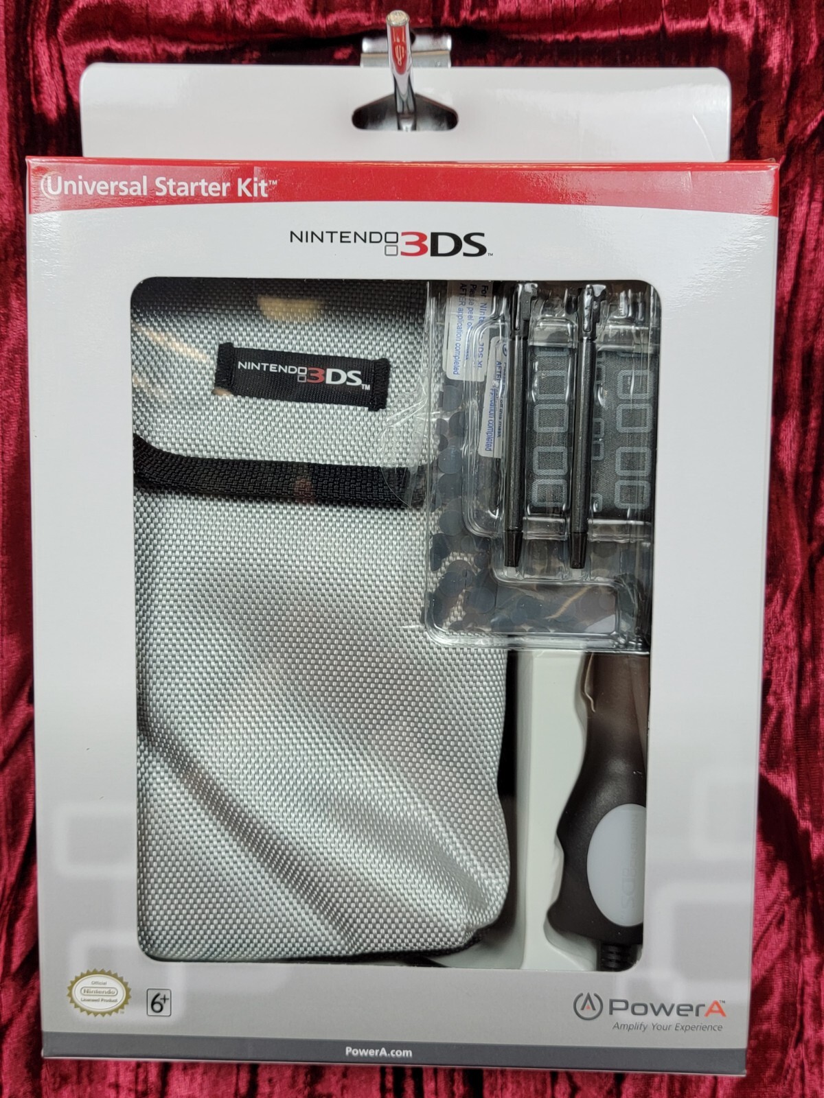New Nintendo 3DS Universal Starter Kit PowerA NIB Multi Compatible GREY BLACK