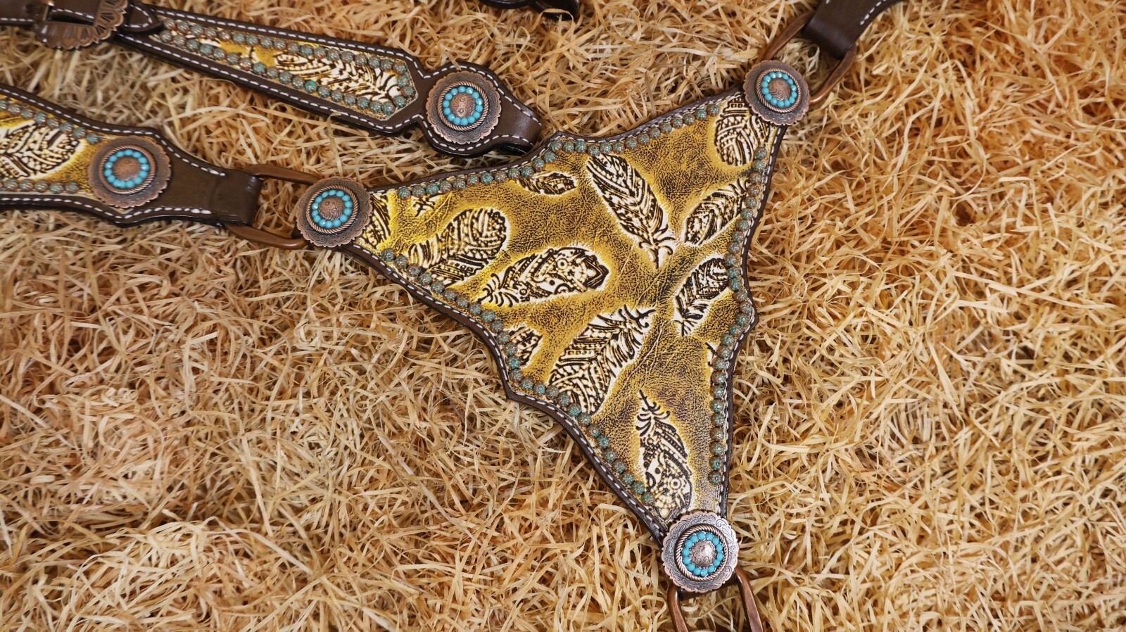 Headstall & Breast Collar Tack Set for Horse