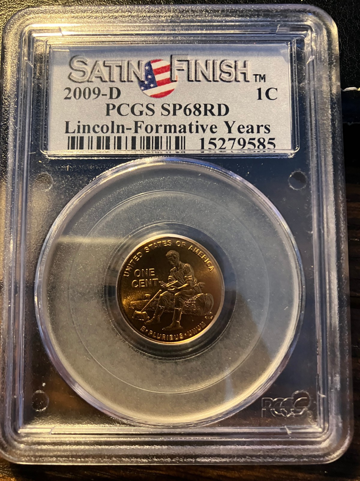 2009 D LINCOLN - FORMATIVE YEARS SATIN FINISH PCGS SP68RD