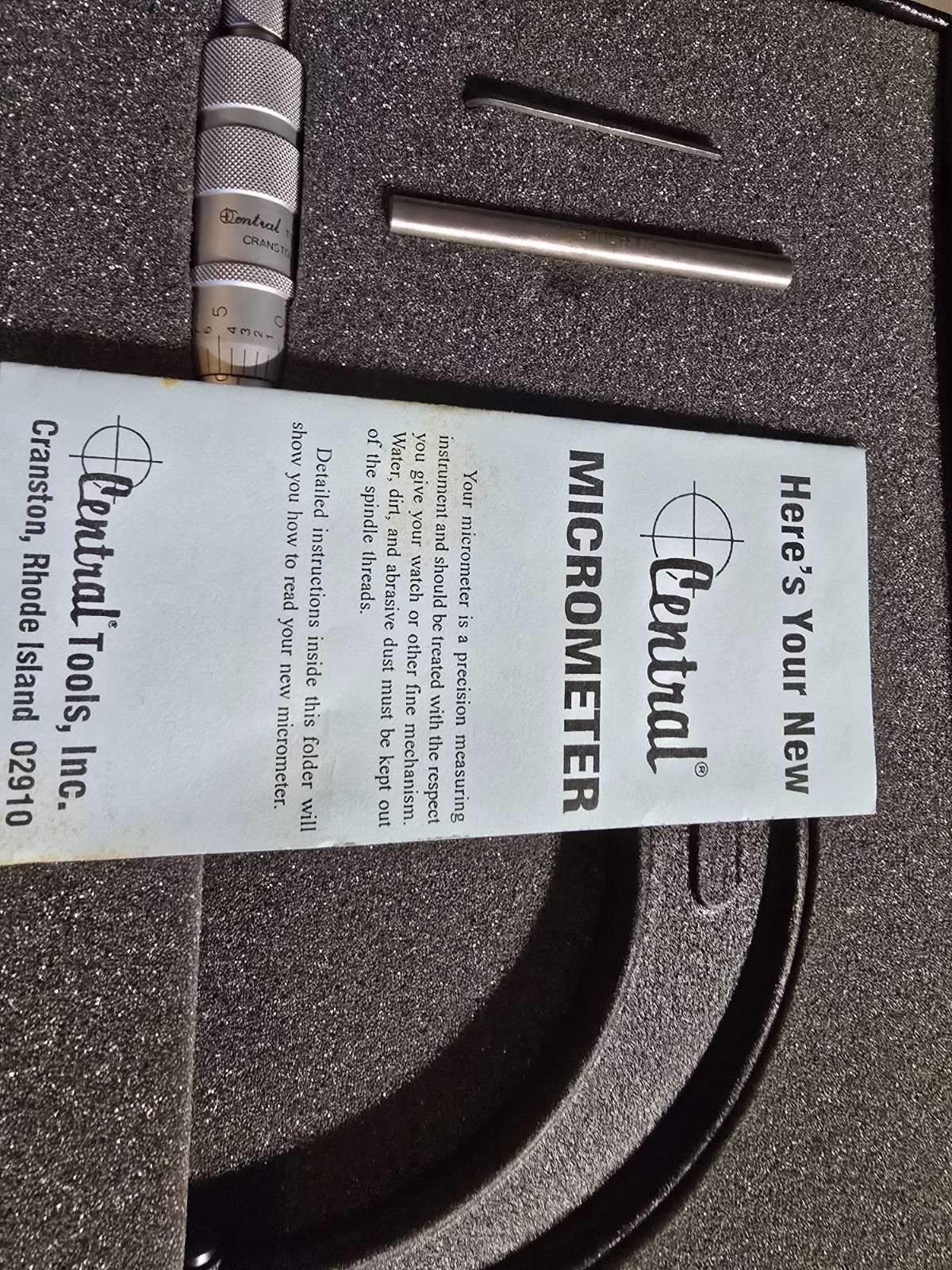 Central Tools Micrometer 3-4 IN #6071