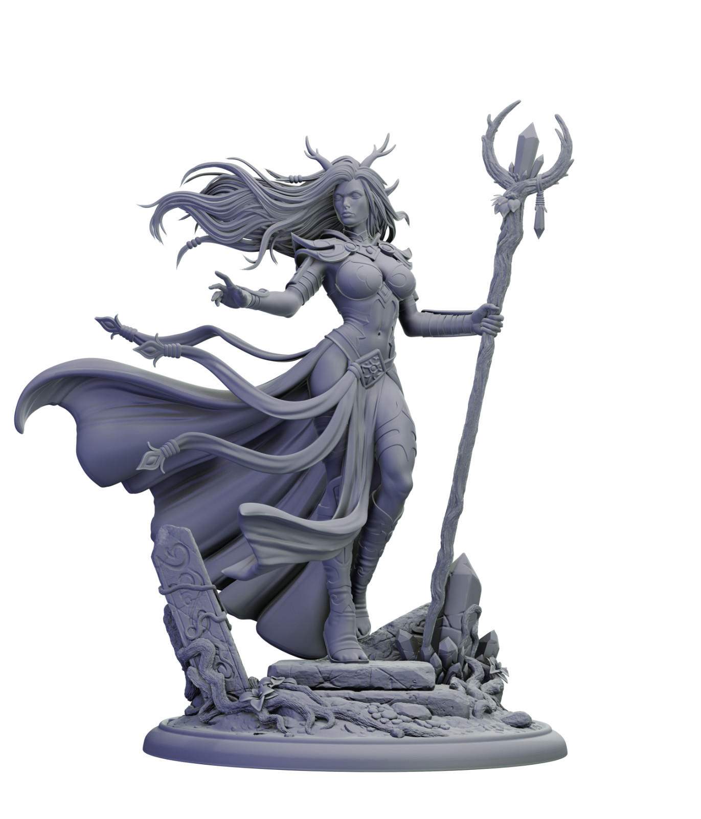 Dungeons & Dragons Playable Character - Female Elf - Sorcerer, Mage, Warlock