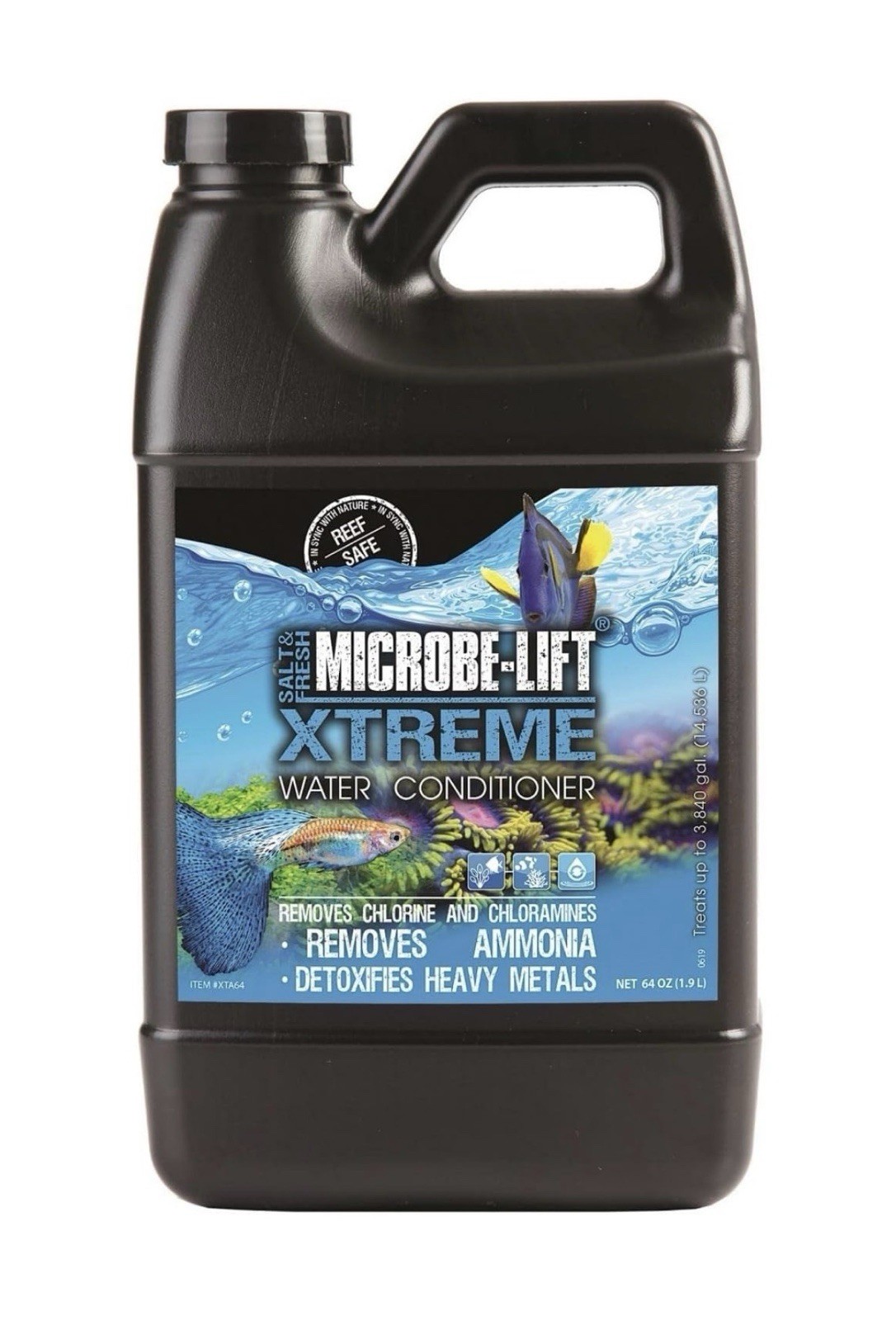 All-in-One Aquarium Water Conditioner Treatment for Freshwater & Saltwater Fish,