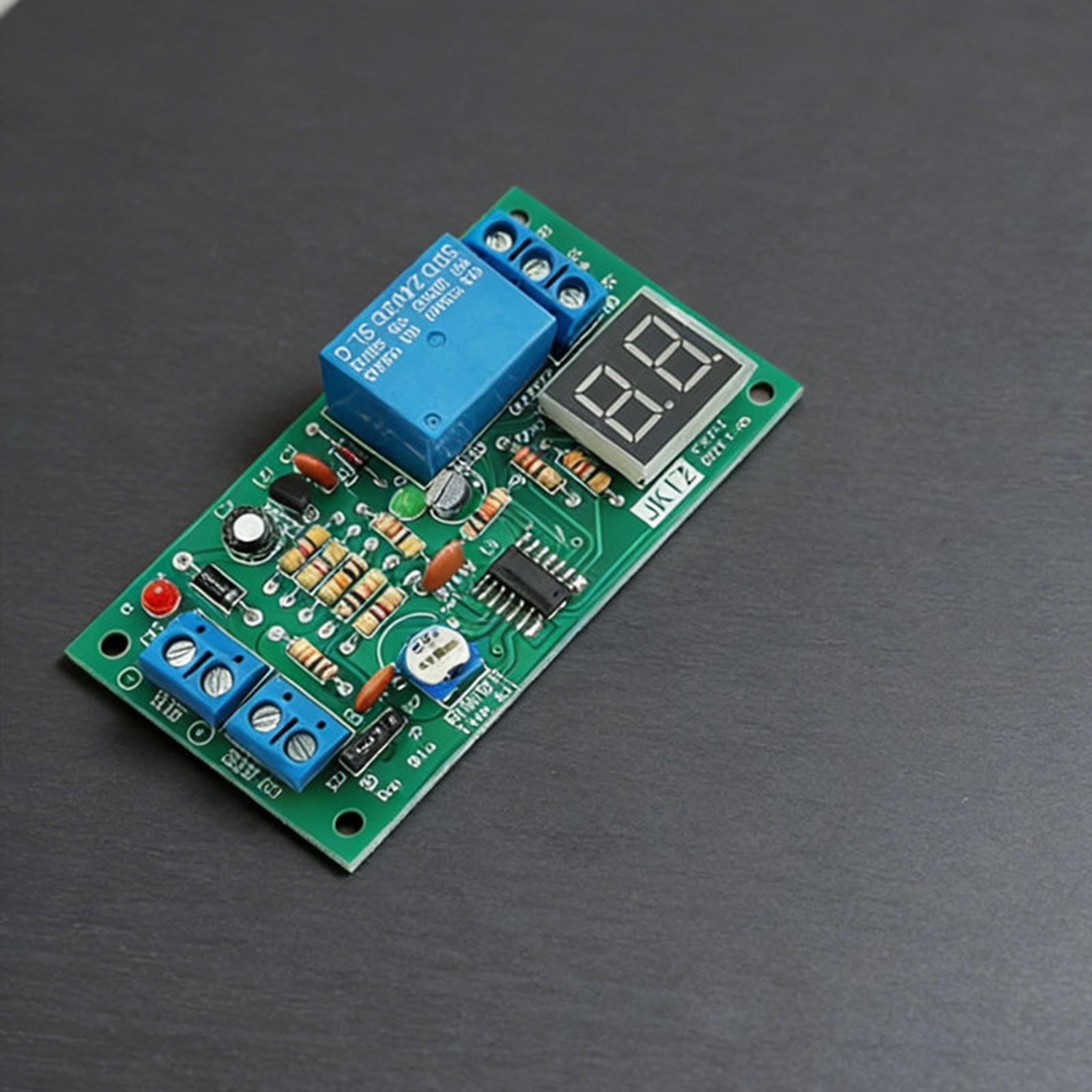 12V Time Delay Relay Real-time Countdown Display Lighting Delay Control
