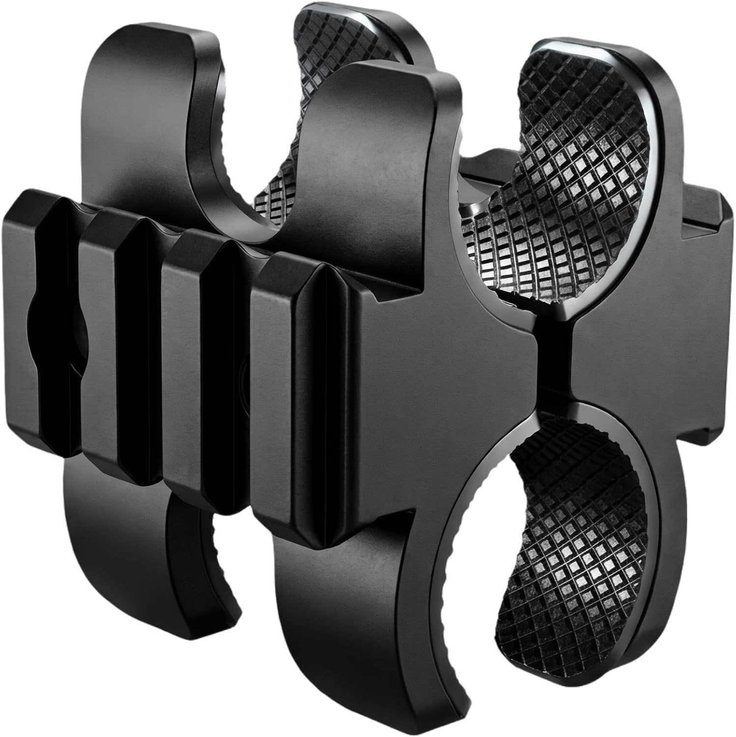 Tactical Shotgun Flashlight Mount with Rubber Pads for 12Ga Shotguns