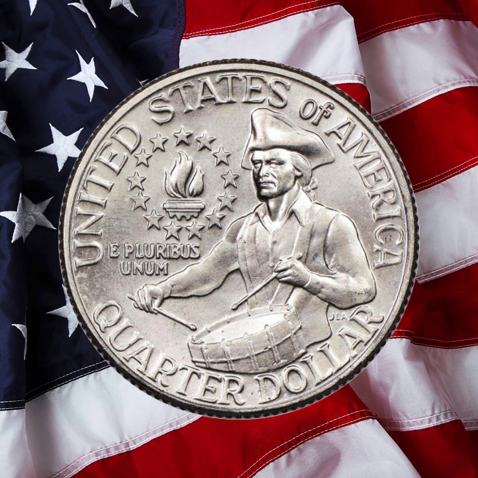 1976-D 25C Clad Washington Quarter