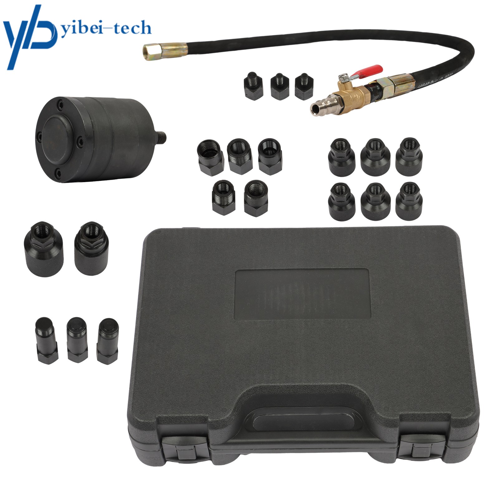 21Pcs Diesel Injector Puller Pneumatic Injector Extractor Puller Kit 5-8 Bar