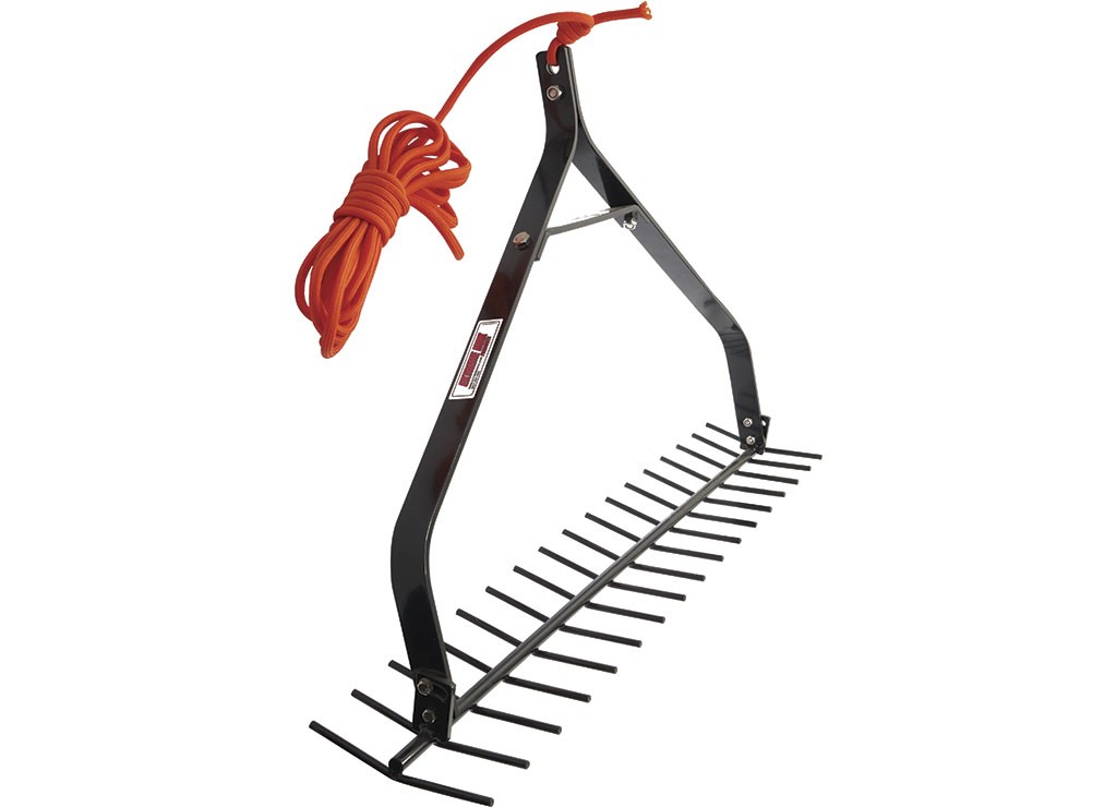 Extreme Max 3005.5321 Throwable Aquatic Weed Rake – 32"