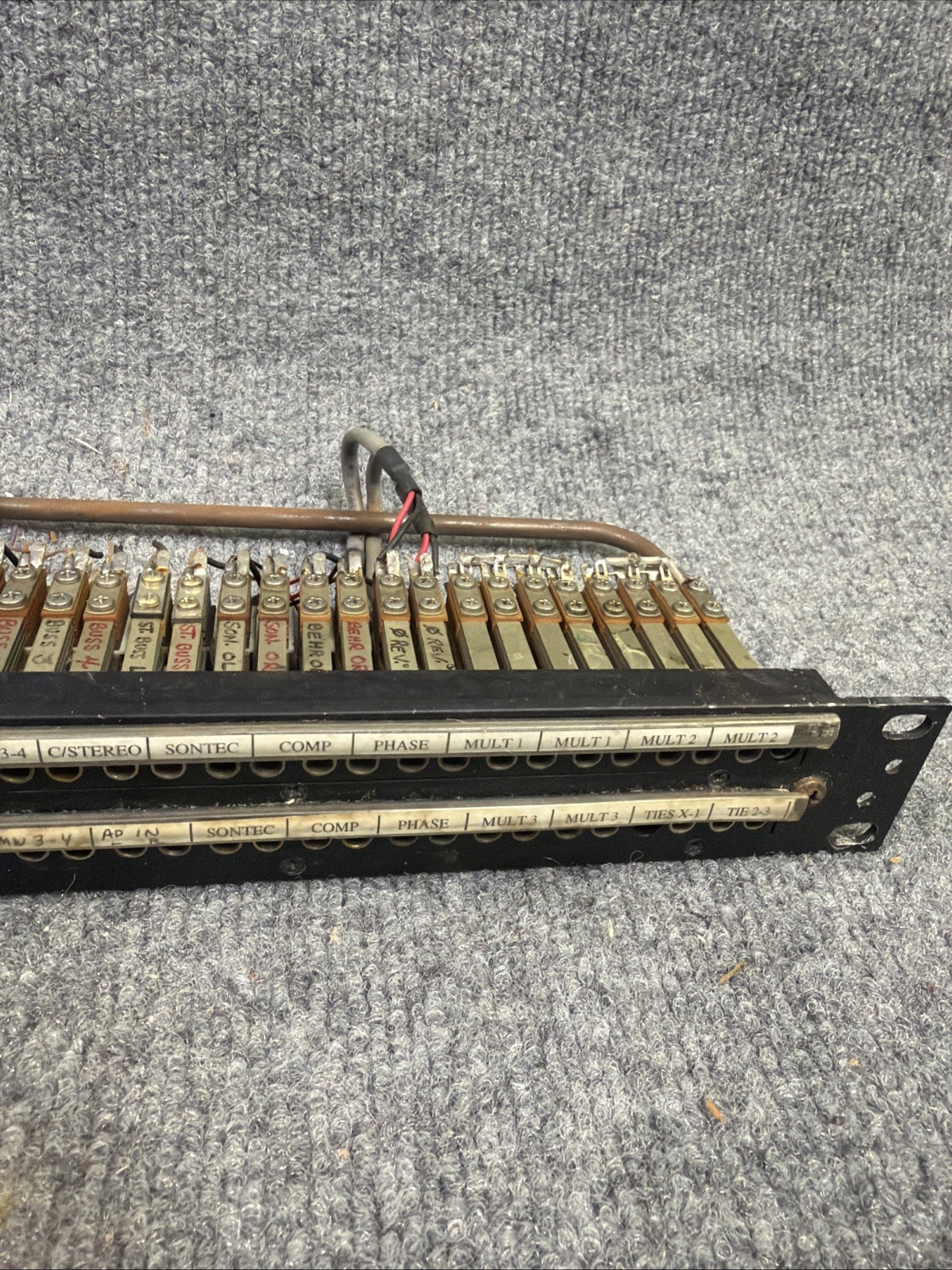 ADC 96 Point TT Audio Patchbay Panel Patch Bay Rack Bantam Plugs