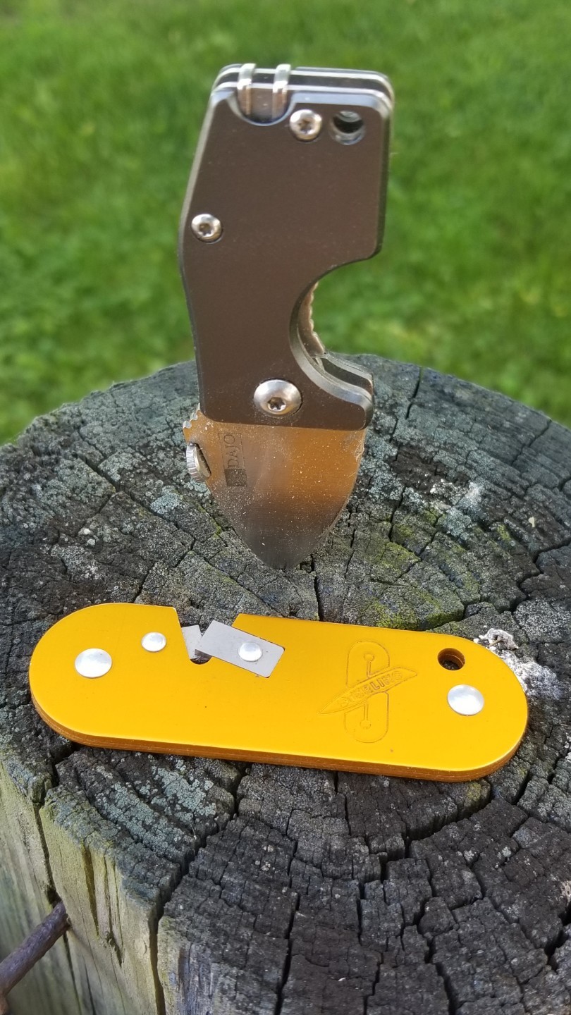 Sterling Pocket Knife / Tool Sharpener & Compact Fire Ant Folding Knife
