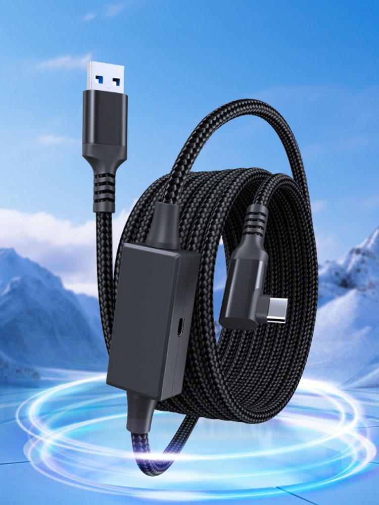 Oculus Link Cable with Charging [16ft] for Meta Quest 3 Quest 2/Pro, Pico 4